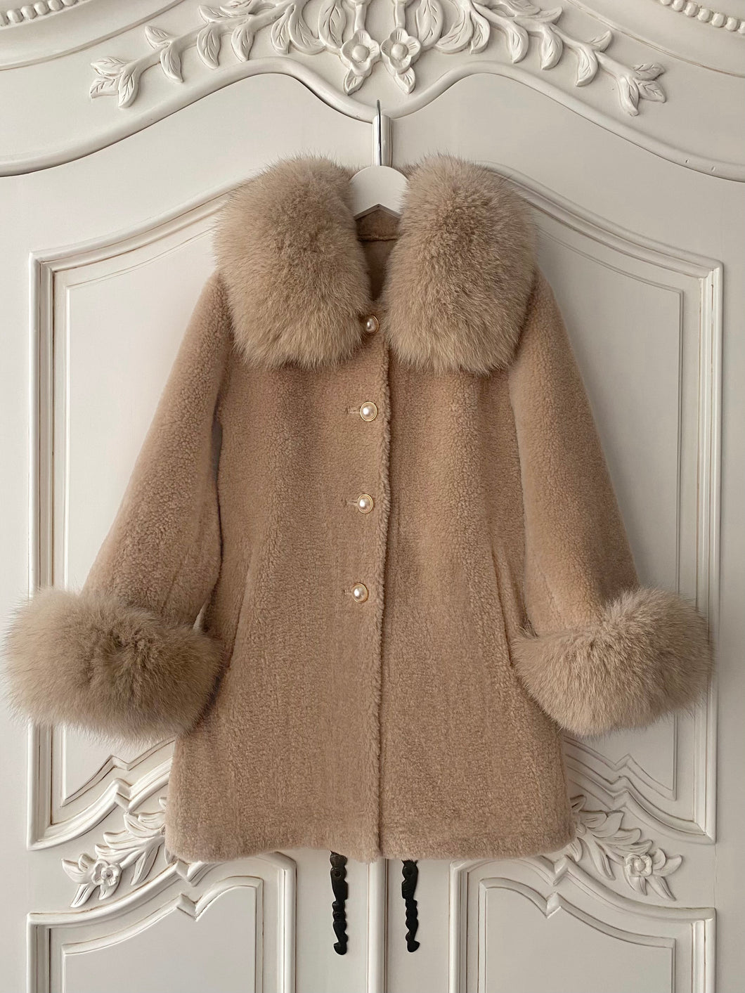 Victoria Shearling Teddy Coat