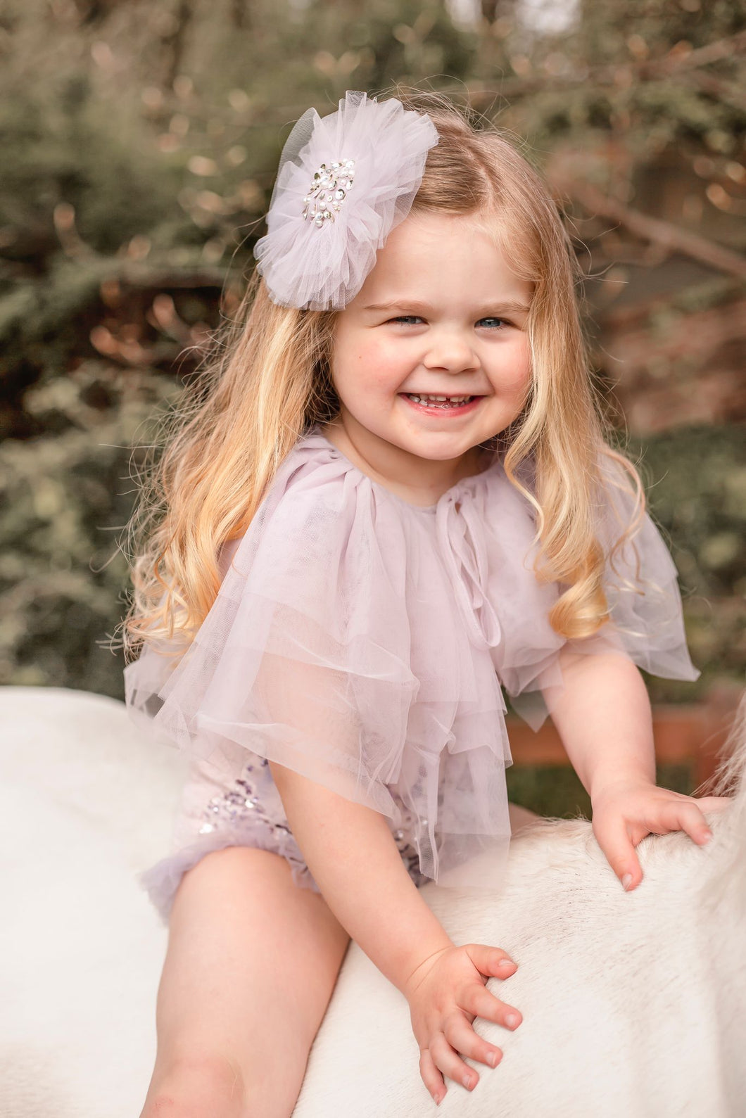 Tulle Caplet - Lavender