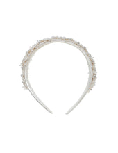 Cargue la imagen en el visor de la galería,Eloise Pearl Flower Headband - Ivory
