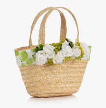 Chargez l&#39;image dans la visionneuse de la galerie,Piccola Speranza Floral Straw Bag - Lime
