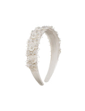 Cargue la imagen en el visor de la galería,Eloise Pearl Flower Headband - Ivory
