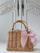 Load image into Gallery viewer, Pink Cotton Fable Bow - Hair Clip / Bag Bow
