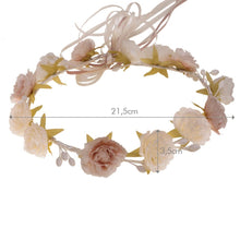 Load image into Gallery viewer, Julia Ivory Rose Crown
