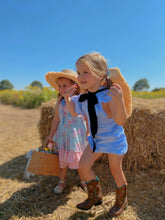 Load image into Gallery viewer, Anastasia Teddy Bear Straw Hat - Black
