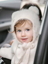 Chargez l&#39;image dans la visionneuse de la galerie,Petite Maison Kids Oatmeal Cashmere Teddy Hat
