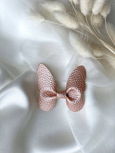 Load image into Gallery viewer, Evelyn Faux Leather Butterfly Hair Clip
