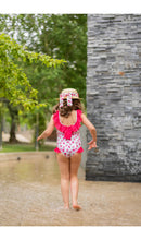 Load image into Gallery viewer, Piccola Speranza Floral Straw Hat - Strawberry
