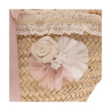 Cargue la imagen en el visor de la galería,Laia Wicker Straw Basket Bag
