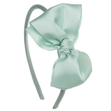 Load image into Gallery viewer, Oversized Bow Hairband - Aqua
