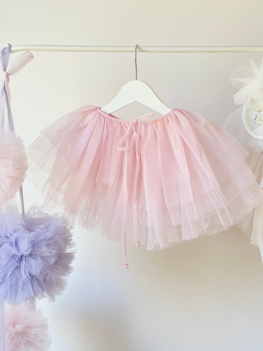 Tulle Caplet - Powder Puff Pink