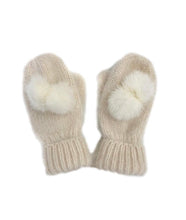 Загрузите изображение в программу просмотра галереи,Petite Maison Kids Cashmere Cream Mittens
