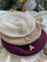 Load image into Gallery viewer, Anastasia Teddy Bear Beret - 2 Shades
