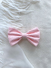 Load image into Gallery viewer, Elizabeth Cotton Bow Hair Clip
