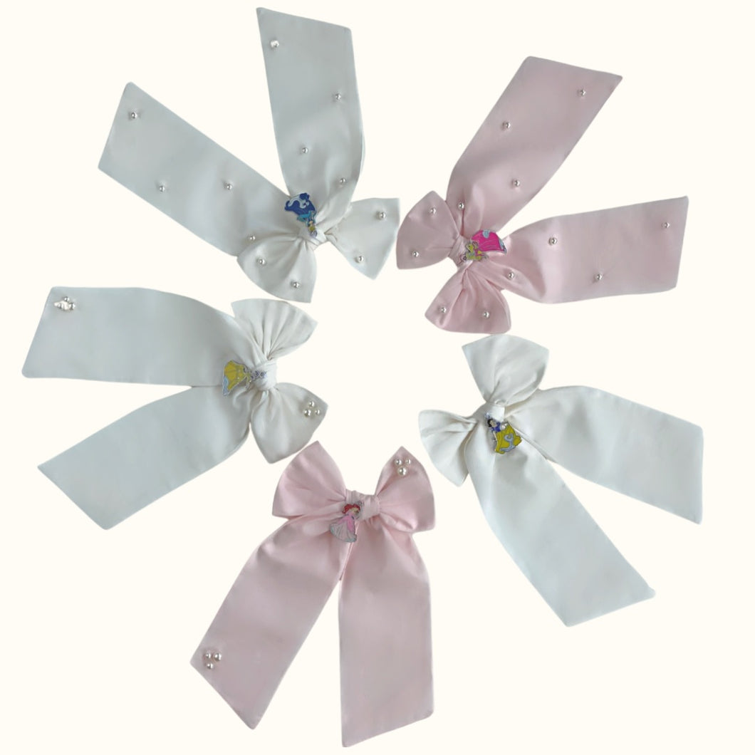 Princess Bow Hair Clip Gift Set of 5