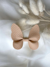 Load image into Gallery viewer, Paloma Faux Leather Butterfly Hair Clip
