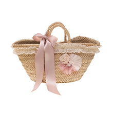 Загрузите изображение в программу просмотра галереи,Laia Wicker Straw Basket Bag
