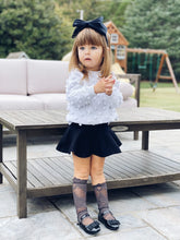 Cargue la imagen en el visor de la galería,Petite Maison Kids Alice Lace Socks - Charcoal Black
