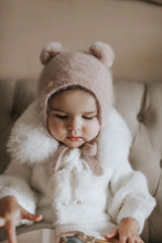 Load image into Gallery viewer, Petite Maison Kids Dusty Pink Cashmere Teddy Hat
