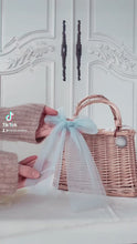 Load and play video in Gallery viewer, Magnetic Rattan Basket Bag
