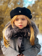 Загрузите изображение в программу просмотра галереи,Anna Fur Collar Scarf with Ribbon Tie
