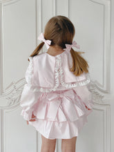 Загрузите изображение в программу просмотра галереи,Renée Pearl Pigtail Bow Set - Pink
