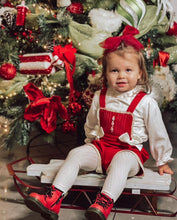 Cargue la imagen en el visor de la galería,Odette Tulle Bow Trio Set in Candy Cane Kisses
