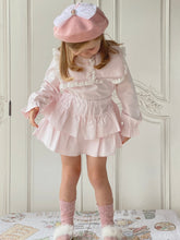 Load image into Gallery viewer, Nina Cameo Tulle Pearl Bow Beret - Pink
